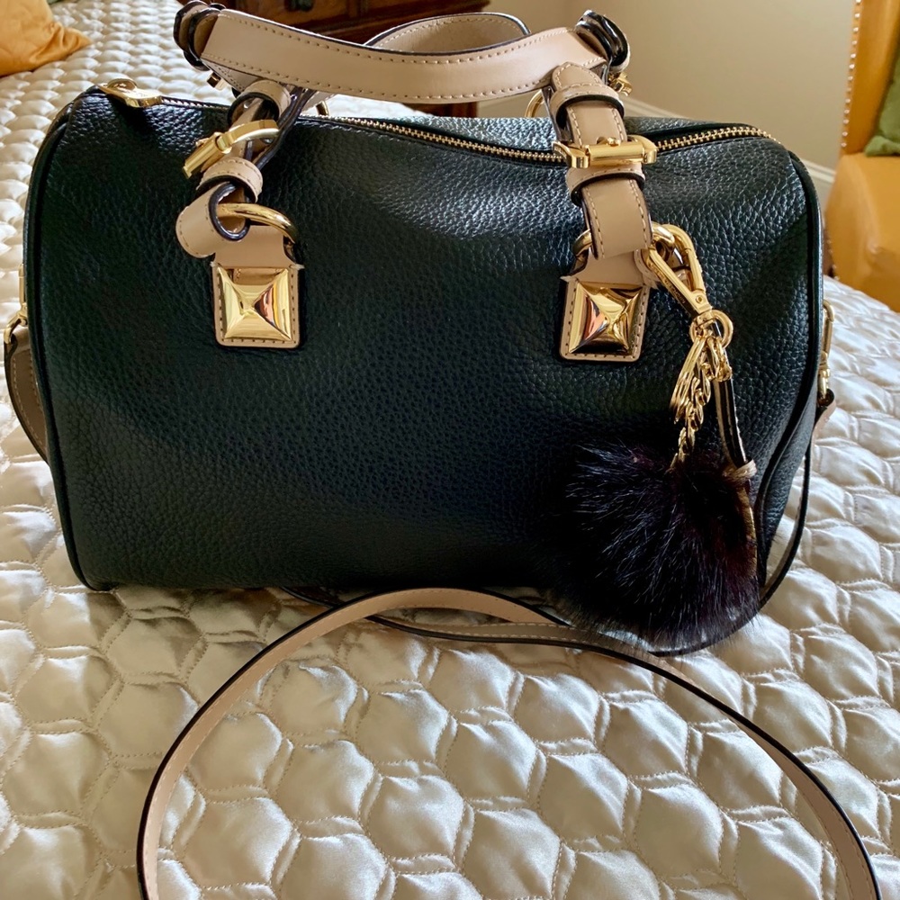 NWOT Michael Kors Grayson Medium Leather Satchel